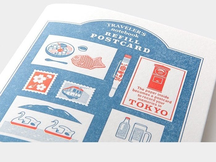 Traveler's Company Notebook - Traveler's Town (Tokyo) - Postcard Refill