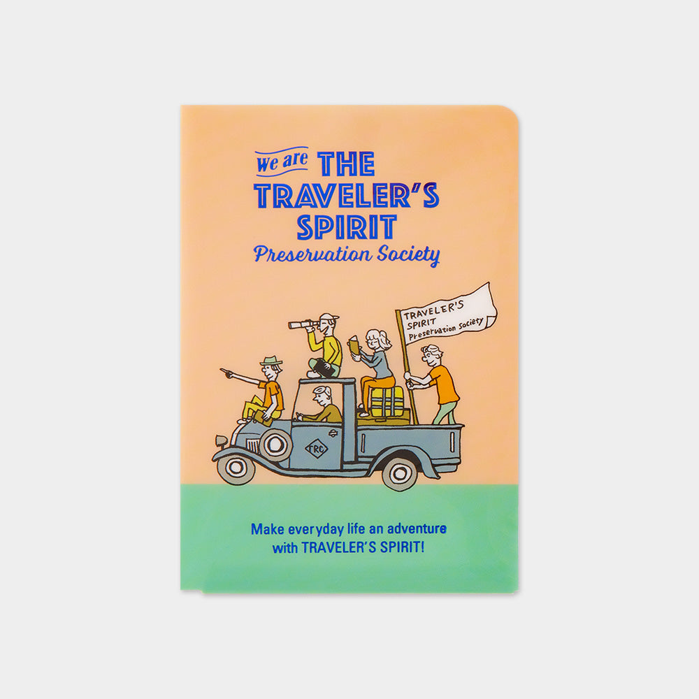 Traveler's Company Passport Notebook 2026 Clear Folder