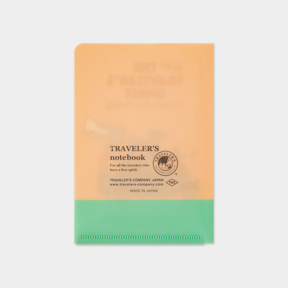 Traveler's Company Passport Notebook 2026 Clear Folder