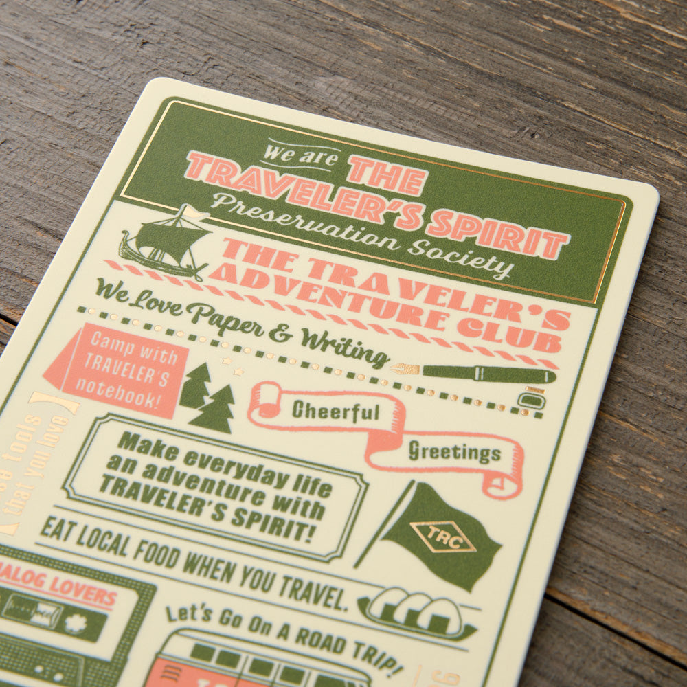 Traveler's Company Passport Notebook 2026 Pencil Board