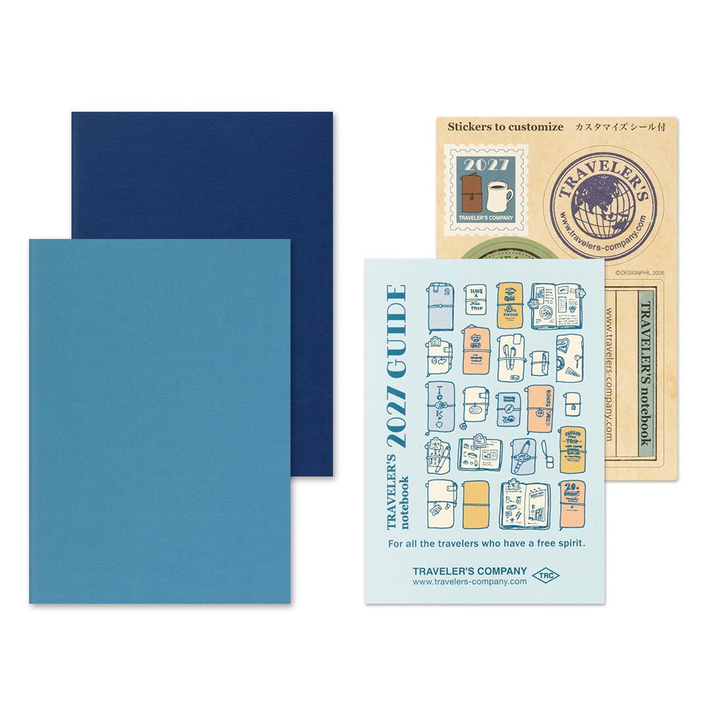 Traveler's Company Passport Notebook 2027 Diary Refill - Weekly