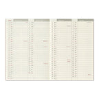 Traveler's Company Passport Notebook 2027 Diary Refill - Weekly