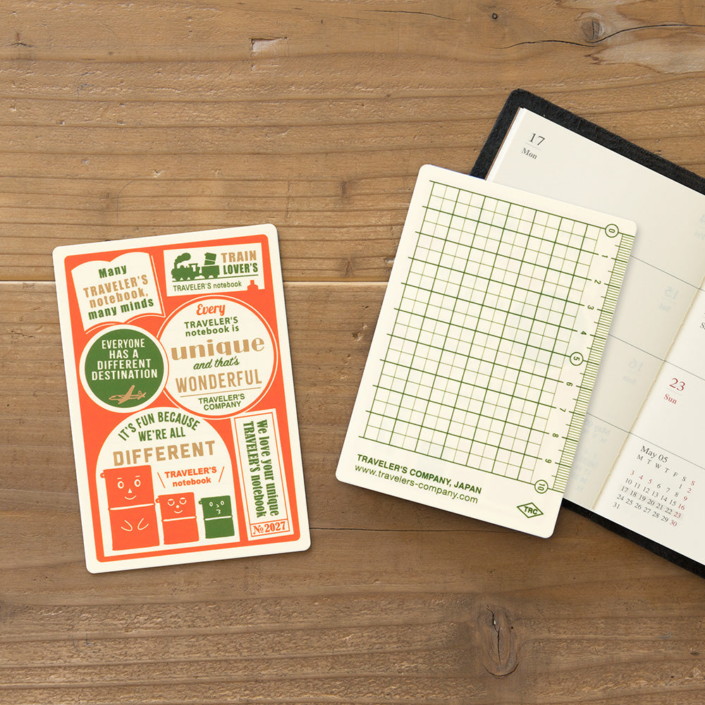 Traveler's Company Passport Notebook 2027 Pencil Board