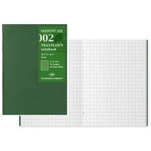 Traveler's Company Passport Notebook Refill 002 Grid