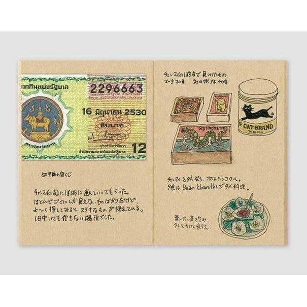 Traveler's Company Passport Notebook Refill 009 Kraft Paper
