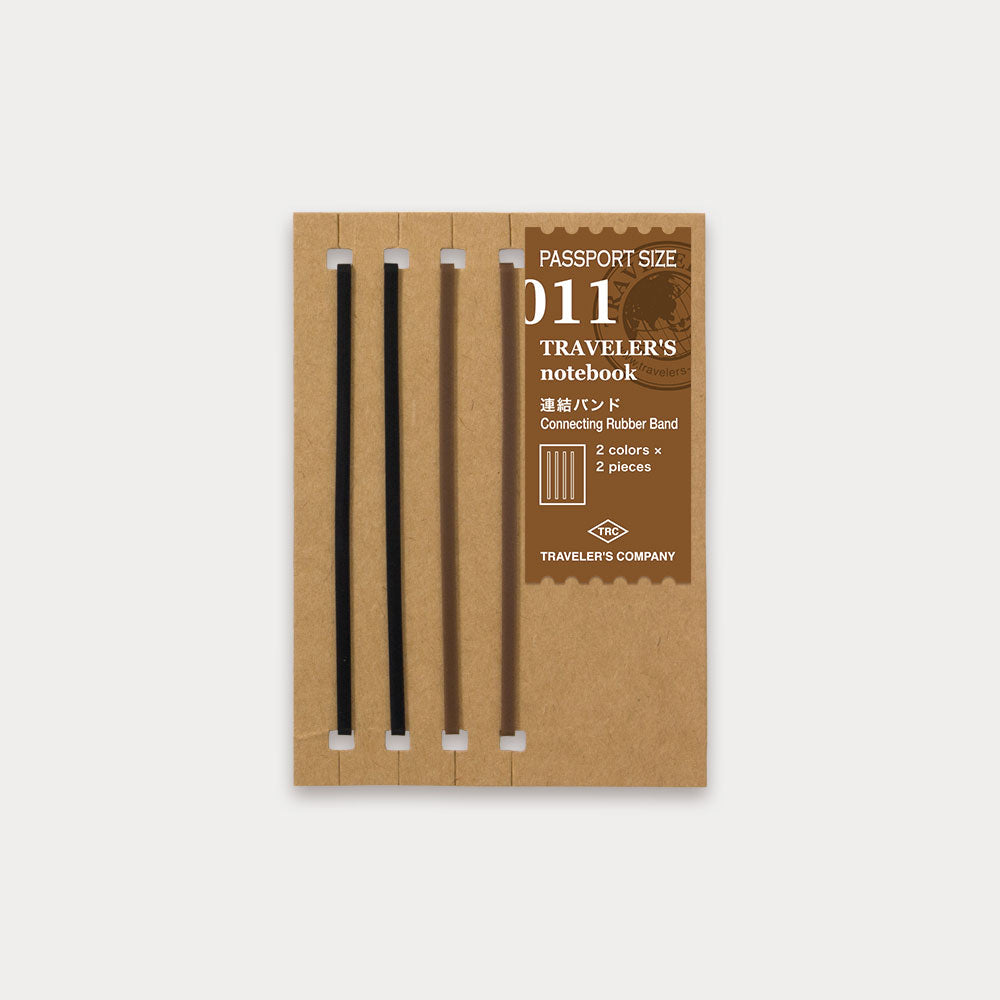 Traveler's Company Passport Notebook Refill 011 Connecting Rubber Band