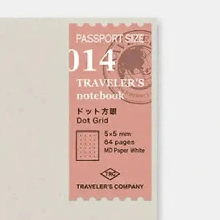 Traveler's Company Passport Notebook Refill 014 Dot Grid
