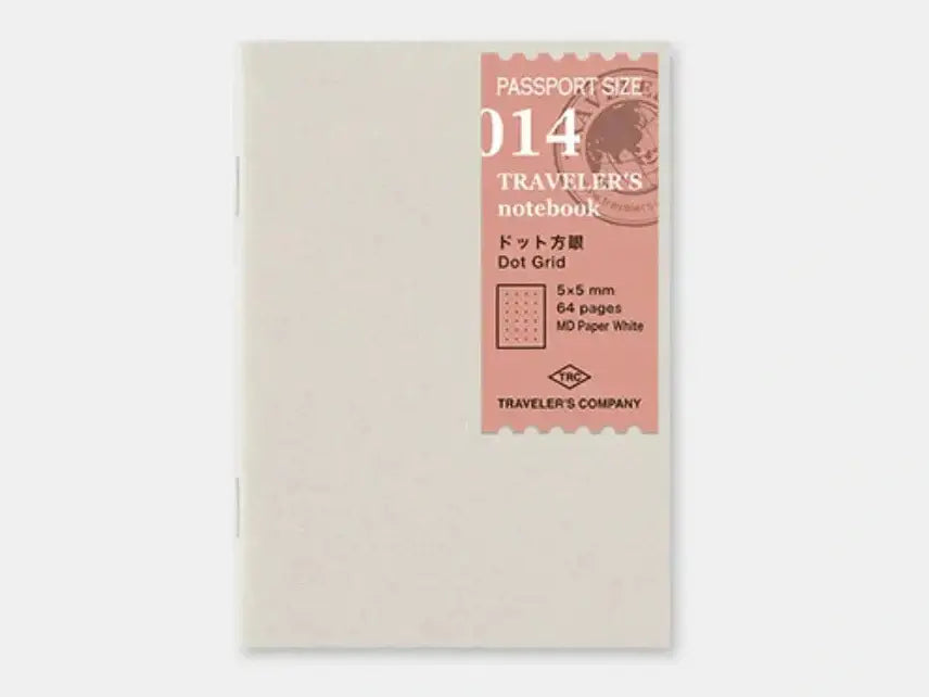 Traveler&#39;s Company Passport Notebook Refill 014 Dot Grid