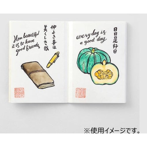 Traveler's Company Passport Notebook Refill 015 Water Colour