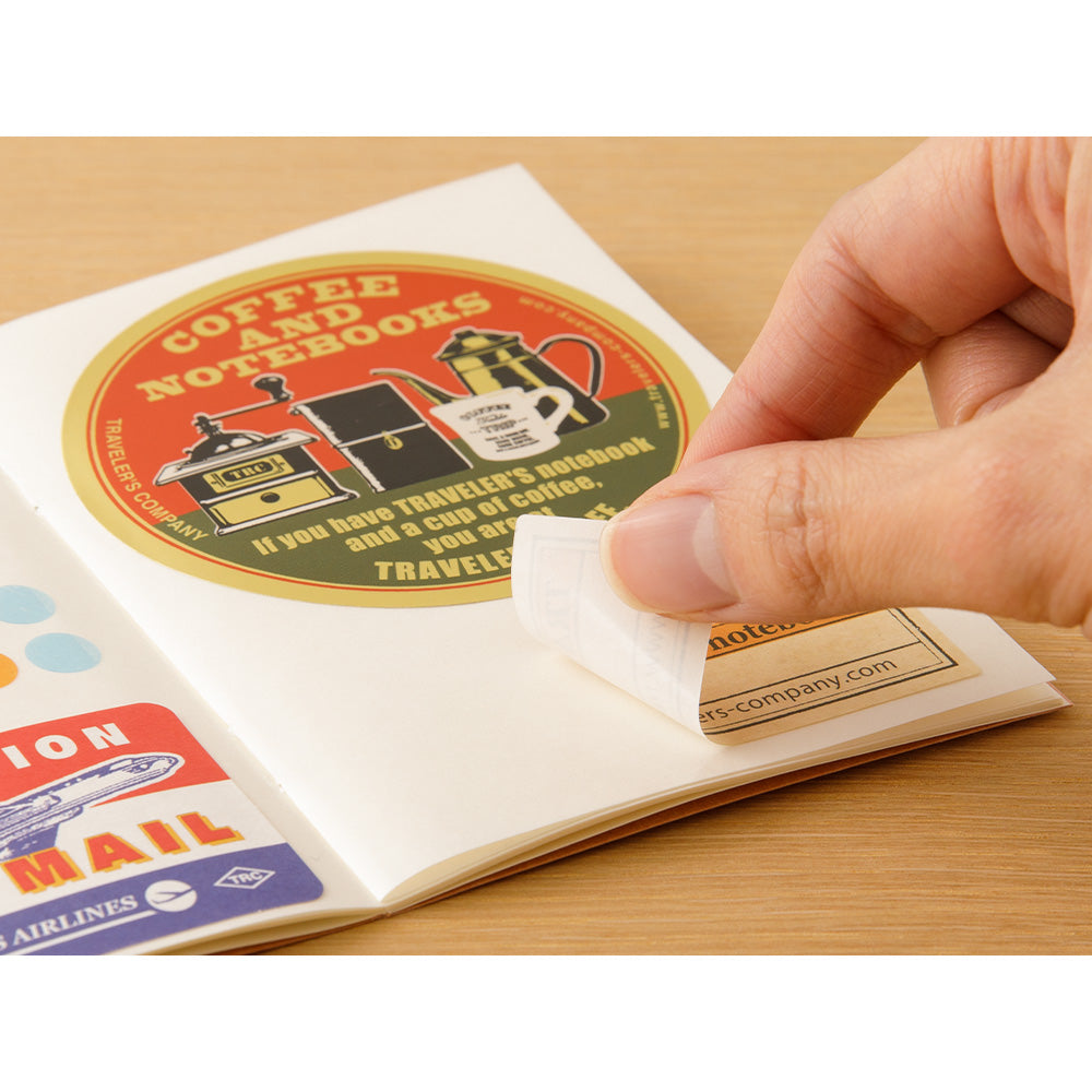 Traveler's Company Passport Notebook Refill 017 Sticker Release Paper