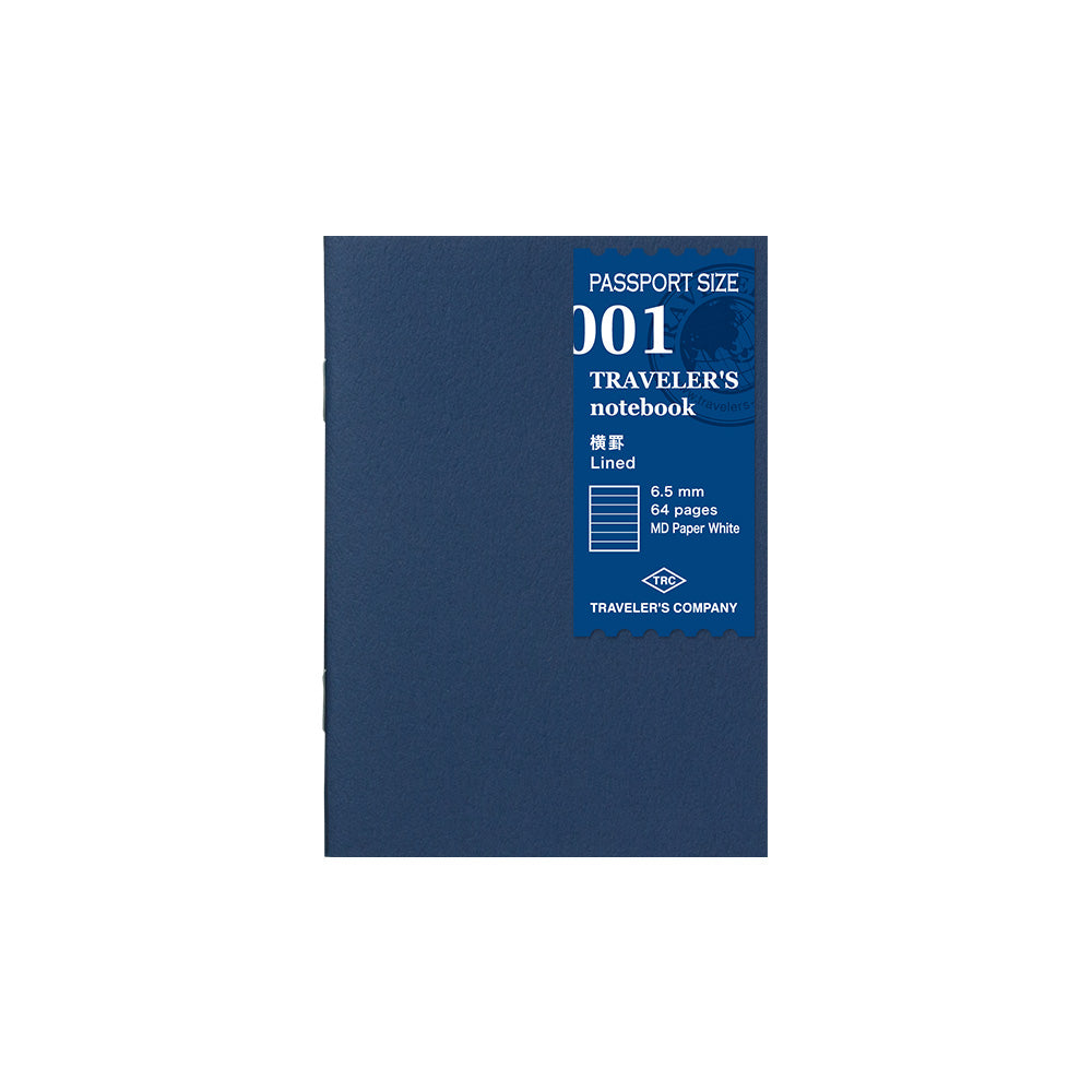 Traveler's Company Passport Notebook Refill 001 Lined