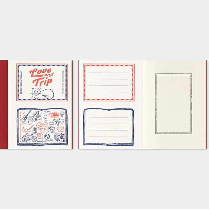 Traveler's Company Passport Notebook Refill - Love and Trip