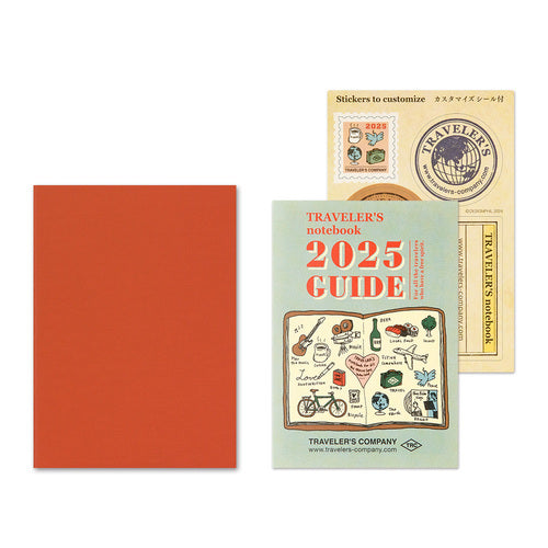 Traveler's Company Passport Notebook Refill - Monthly Diary 2025