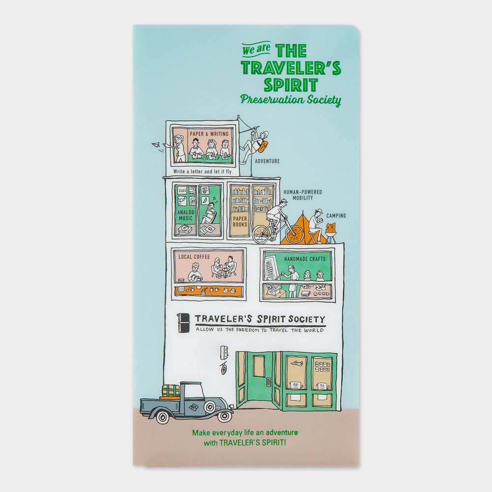 Traveler's Company Regular Notebook 2026 Clear Folder