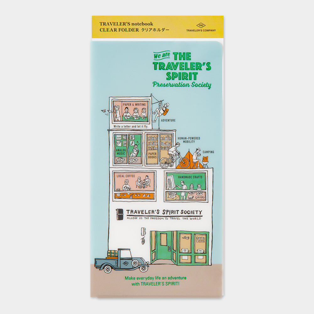 Traveler's Company Regular Notebook 2026 Clear Folder