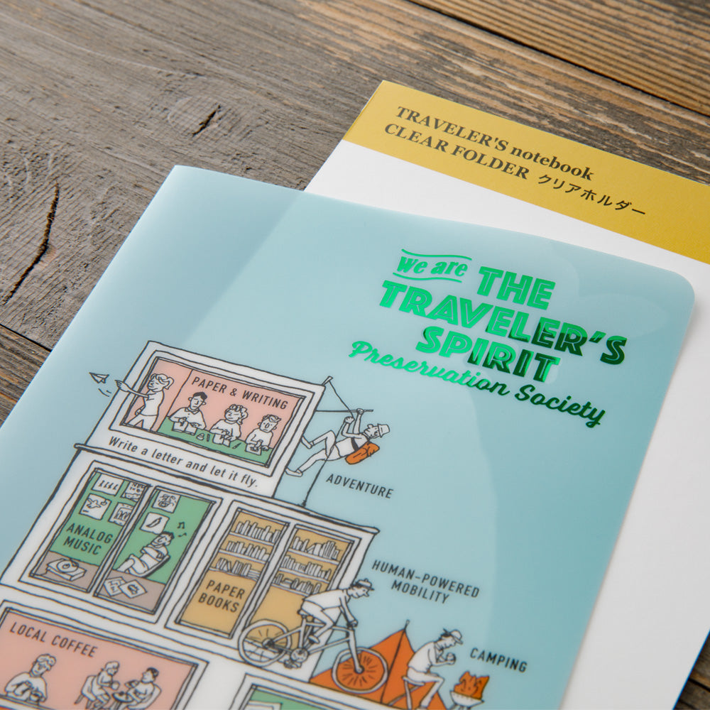 Traveler's Company Regular Notebook 2026 Clear Folder