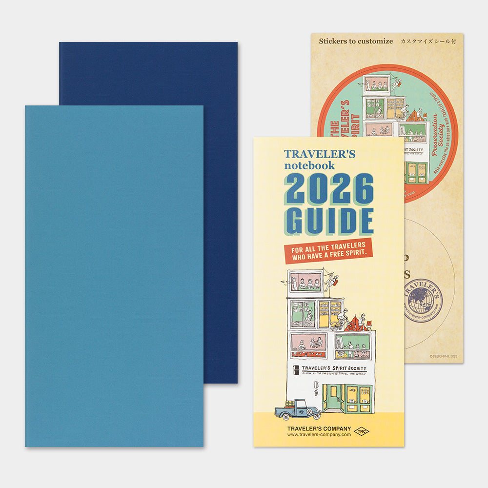 Traveler's Company Regular Notebook 2026 Diary Refill - Weekly+Memo