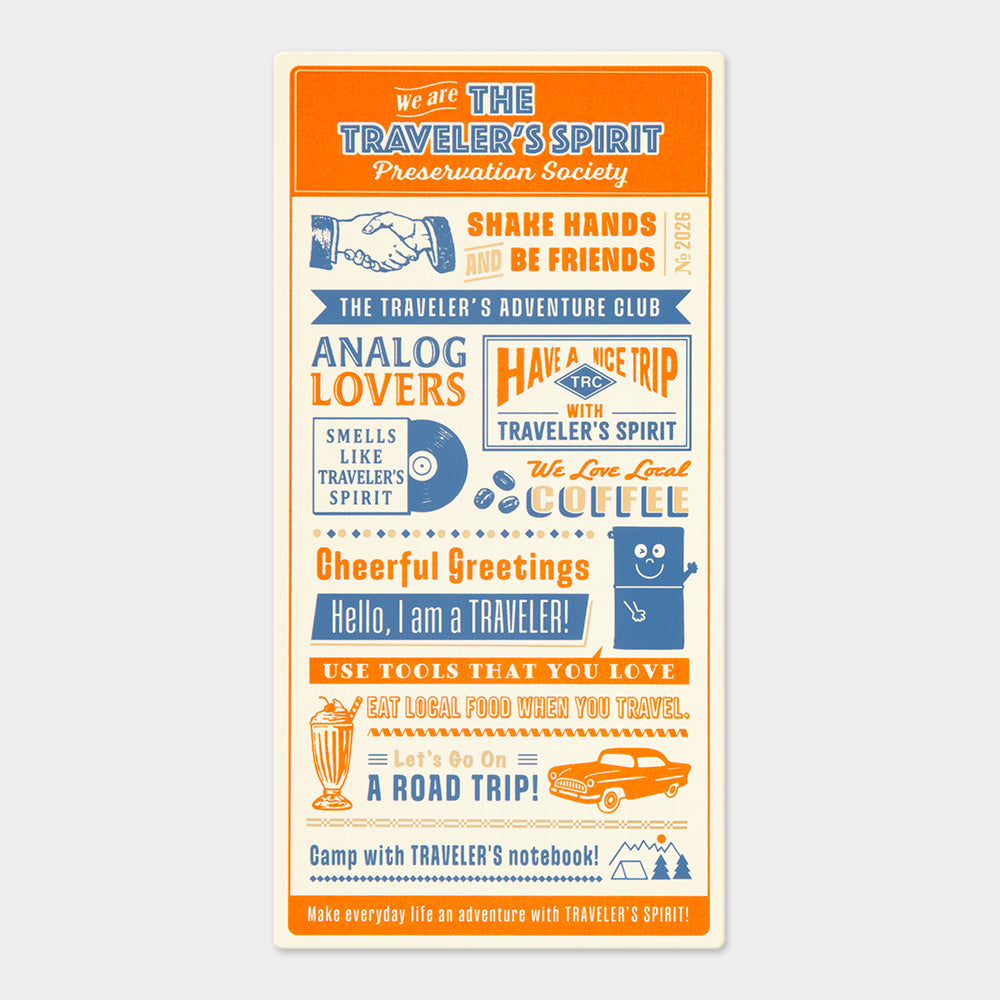 Traveler's Company Regular Notebook 2026 Pencil Board