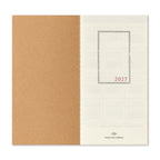 Traveler's Company Regular Notebook 2027 Diary Refill - Monthly