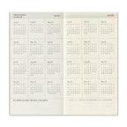 Traveler's Company Regular Notebook 2027 Diary Refill - Weekly Vertical