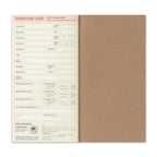 Traveler's Company Regular Notebook 2027 Diary Refill - Weekly+Memo