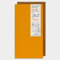 Traveler's Company Regular Notebook 2027 Diary Refill - Weekly Vertical