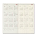 Traveler's Company Regular Notebook 2027 Diary Refill - Weekly+Memo