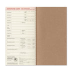 Traveler's Company Regular Notebook 2027 Diary Refill - Weekly Vertical