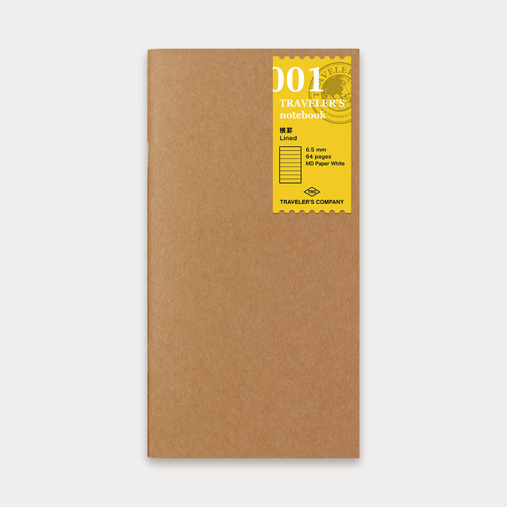 Traveler's Company Regular Notebook Refill 001 Lined
