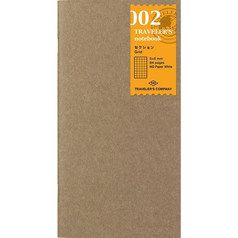 Traveler's Company Regular Notebook Refill 002 Grid
