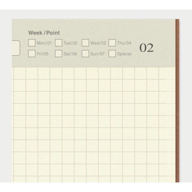 Traveler's Company Regular Notebook Refill 005 Free Diary Daily