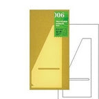 Traveler's Company Regular Notebook Refill 006 Pocket Sticker <L>