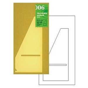 Traveler's Company Regular Notebook Refill 006 Pocket Sticker <L>