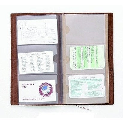 Traveler's Company Regular Notebook Refill 007 Card Holder