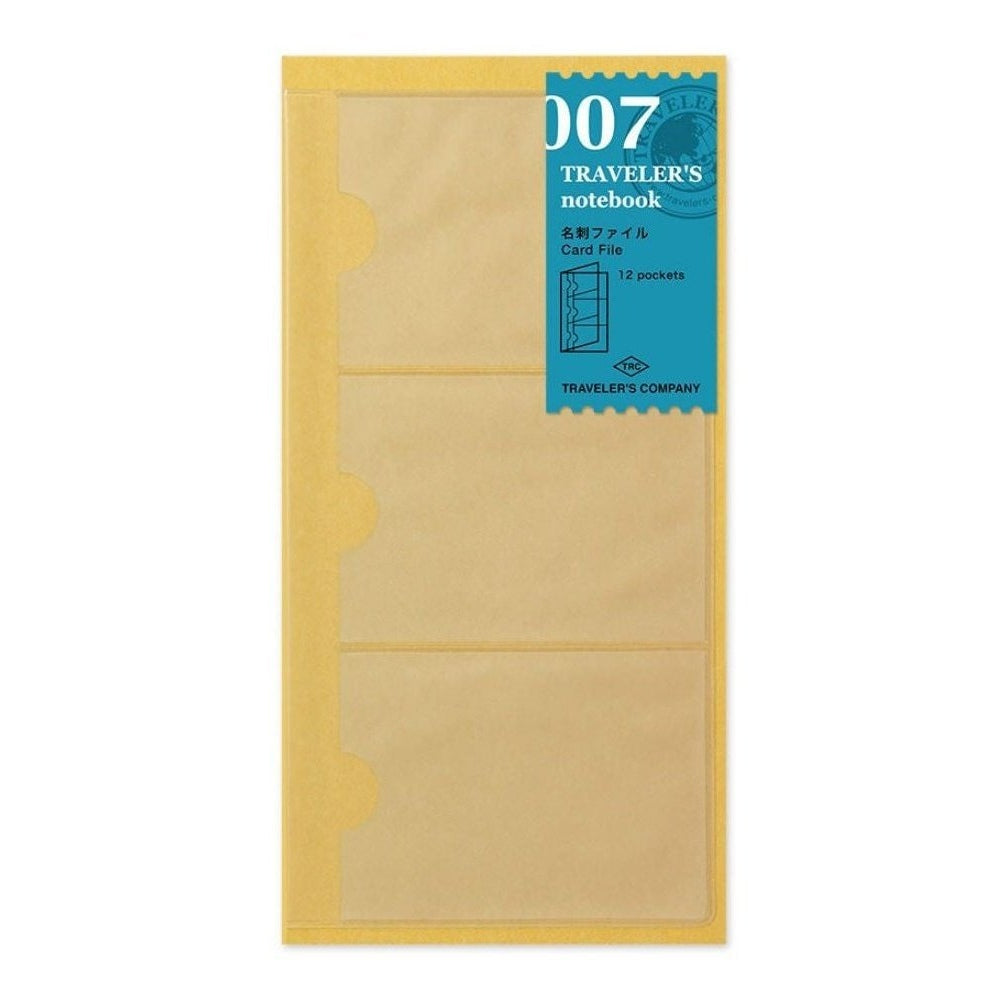 Traveler's Company Regular Notebook Refill 007 Card Holder