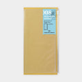 Traveler's Company Regular Notebook Refill 008 Regular Zipper Case