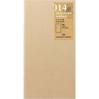 Traveler's Company Regular Notebook Refill 014 Kraft Paper Blank
