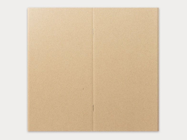 Traveler's Company Regular Notebook Refill 014 Kraft Paper Blank