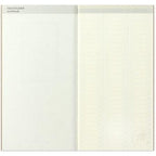 Traveler's Company Regular Notebook Refill 018 Free Diary Weekly Vertical
