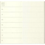 Traveler's Company Regular Notebook Refill 019 Week Diary/N
