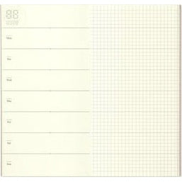 Traveler's Company Regular Notebook Refill 019 Week Diary/N