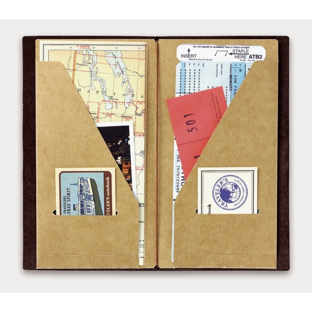 Traveler's Company Regular Notebook Refill 020 Kraft Paper Folder