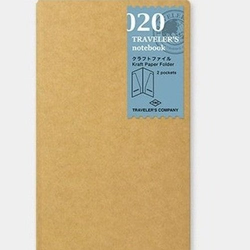 Traveler's Company Regular Notebook Refill 020 Kraft Paper Folder