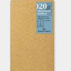 Traveler's Company Regular Notebook Refill 020 Kraft Paper Folder