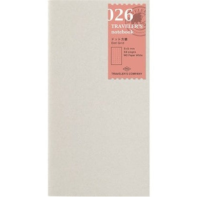 Traveler's Company Regular Notebook Refill 026 Dot Grid