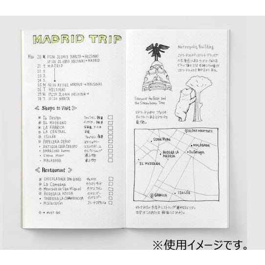 Traveler's Company Regular Notebook Refill 026 Dot Grid