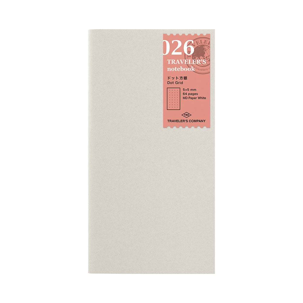 Traveler's Company Regular Notebook Refill 026 Dot Grid