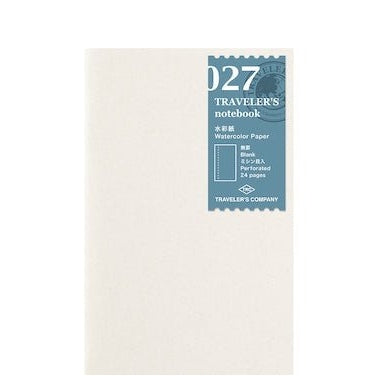 Traveler's Company Regular Notebook Refill 027 Watercolour
