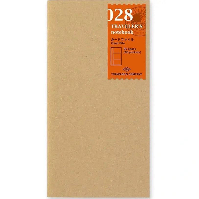 Traveler's Company Regular Notebook Refill 028 Card File