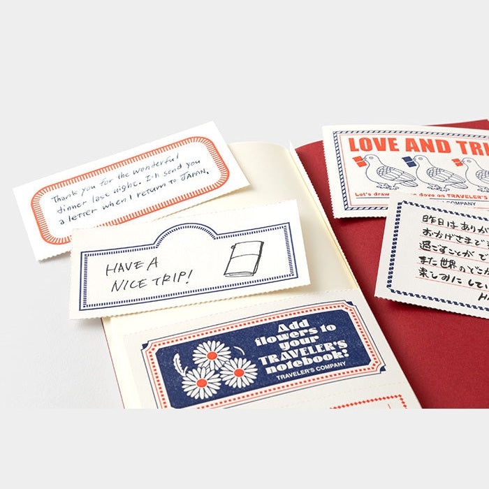 Traveler's Company Regular Notebook Refill - Love and Trip